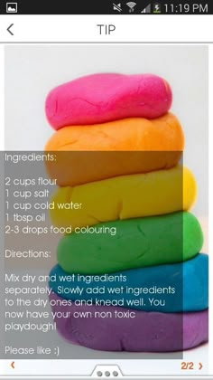 A slime recipe without glue 😁 Baby Sitting, Chemistry Notes, Health Activities, Homemade Playdough, Smarty Pants, Fun Foods, Class Activities, Toddler Learning Activities