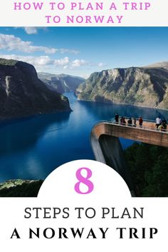 people standing on the edge of a bridge with text overlay that reads 8 steps to plan