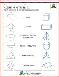 the worksheet to teach how to draw shapes