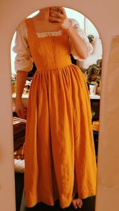 Life In Nature, Dress And Blouse, Cottagecore Outfits, Machine Sewing, Vestidos Vintage, Fabric Sewing, I'm In Love, Historical Clothing