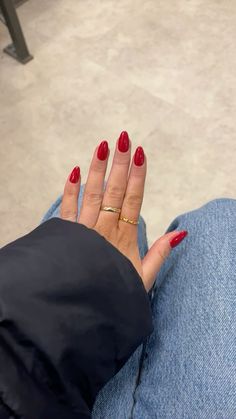 Nails Red, Nail Inspo, Nails, Red, Design