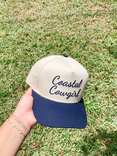 Cheap Embroidered Logo Hats For Beach, Im So Fancy, Cowgirl Hats, Navy Blue, Baseball Hats, Hats, Blue, Color