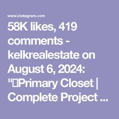 58K likes, 419 comments - kelkrealestate on August 6, 2024: "✨Primary Closet | Complete Project Build ✨ Start to finish of our primary closet built out, we did this ourselves and made this 90 sec video to show you the process and that you can do something just like this! 🎥@betterhalf_builds #DIY #Renovation #Project #Flip #DoltYourself #NewBuild #Upgrade #Closet #interiordesign #renovate #diycloset #husbandandwife #closetdesign #luxury #luxurycloset". Upgrade Closet, Primary Closet, Closet Solutions, Something Just Like This, No Closet Solutions, Diy Closet, Diy Renovation, Luxury Closet, Closet Design