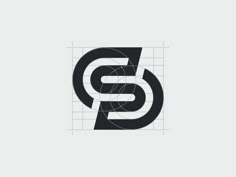 the letter s is made up of overlapping lines