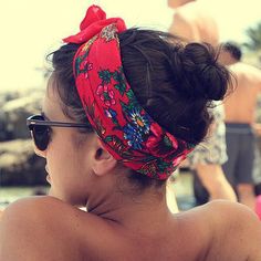 Summer Suitcase, Fishtail Braid, Quick Hairstyles, Beach Hair, Looks Style, Hair Dos, Scarf Hairstyles, Cancun, Hair Day