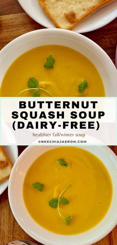 butternut squash soup dairy - free is the perfect way to start your day off right now