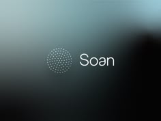 the logo for soan is displayed on a wall