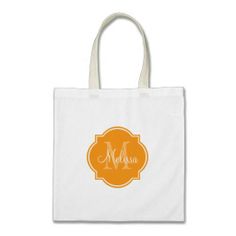 Gold Custom Personalized Monogram Tote Bags. $12.95 #bag #bags #canvasbags #monogram #monograms #cayenne #personalized #custom Personalized Custom, Laptop Bag, Tote Bags