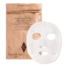 Instant Magic Facial Dry Sheet Mask - INSTNT MGIC DRY SHT MSK 2.3SZFeaturesThis mask features vitamins, floral extracts, peptides, oils, and butters - which are all delivered directly into the third layer of the epidermis.Formulated WithoutSulfates SLS and SLES. This product is also cruelty-free. - Instant Magic Facial Dry Sheet Mask Best Sheet Masks, Face Sheet Mask, Glitter Eyeliner, Amal Clooney, Mascara Facial, Diy Mask, Bright Eyes, Sheet Mask, Beauty Routine