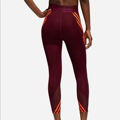 Love These Pants But They Are A Tad Small. Virginia Tech Hokie Colors! Questions? Leave A Comment Below! Adidas X Ivy Park, Ivy Park, Virginia Tech, Adidas X, Red Adidas, Adidas Pants, Orange Red, Color Orange, Adidas Women