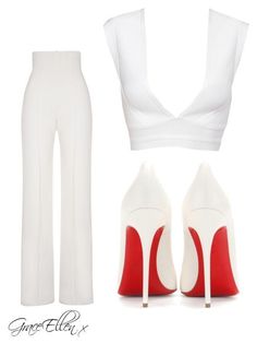 Chique Outfits, Outfit Chic, White Outfit, Looks Chic, Mode Inspiration, White Pants, Polyvore Outfits, Elegant Woman, Polyvore Fashion