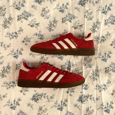 Size 7 Women’s Signs Of Worn Message Me If You Have Any Questions Shoes For Women Red, Shoes Spezial Adidas, Cherry Sambas, Red Adidas Samba, Red Spezial Adidas, Adidas Spezial Red, Sambas Women, Red Sambas, Red Tennis Shoes