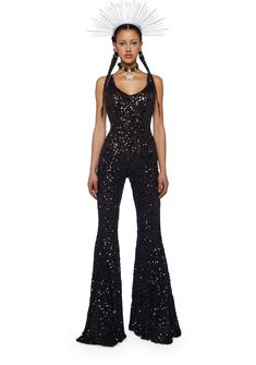 Free, fast shipping on Sparkle Nights Sequin Jumpsuit- Black at Dolls Kill, an online boutique for rave & festival fashion. Shop our exclusive collection of Club Exx clothing, shoes, & accessories here. Mesh Jumpsuit, Vegas Dresses, Sequin Jumpsuit, Black Dolls, Rave Festival, Jumpsuit Black, Black Doll, Fashion Shop, Womens Bodysuit