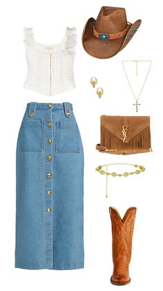 Cowgirl Fit Aesthetic, Southern Cowgirl Outfits, Country Western Party Outfit, Coastal Cowgirl Fashion, Retro Cowgirl Outfits, Modern Cowgirl Outfits Western Chic, Cowgirl Style Outfits Dresses, Southern Summer Outfits, Costal Cowgirl Outfits