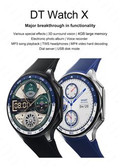 2024 New Advanced Smartwatch with Health and Fitness Tracking, Bluetooth Calling - Waterproof and High-Resolution Display Local Video, Local Music, Voice Recorder, Music Player, Music Players