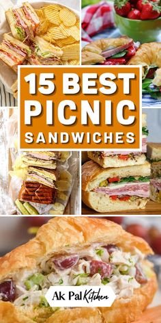 Discover make-ahead picnic sandwiches perfect for summer! These easy sandwich recipes are ideal for summer picnics. From Italian pressed sandwiches, grilled sandwiches, and portable sandwiches, to classic sandwich recipes you’ll find a variety of picnic snacks. Don’t miss out on vegan and baguette sandwich ideas that cater to various dietary preferences. Add these camping recipes to your camping menu. Elevate your picnic experience with picnic recipes and don’t miss the summer recipes. Picnic Sandwich Ideas, Cold Cut Sandwich, Best Picnic Food, Cold Sandwich Recipes, Easy Picnic Food, Turkey Sandwiches Recipes, Easy Sandwich, Grilled Sandwiches, Picnic Sandwiches