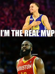 two basketball players one with beards and the other in red, yellow and blue