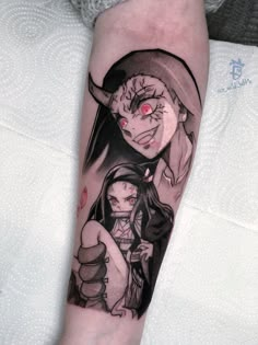 a person with a tattoo on their arm