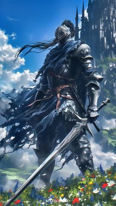 Dnd Knight, Knight Wallpaper, Dark Souls Wallpaper, Armor Drawing, Dungeons And Dragons Art, Character Sketches, Dungeons And Dragons Characters, Anime Warrior, Mythology Art