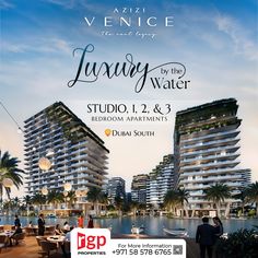 an advertisement for the luxury by the water event