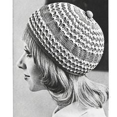 I bring to your attention a vintage crocheted Women's Colorful Boho Beret. The diagram and description are taken from an old Australian book of the 1970s. A book from my family's personal collection. The description has been scanned and converted into a PDF file. Also in this file, in addition to the crochet instructions of this beret, you will receive a description of the basic crochet techniques and a list of designations and abbreviations that are used with the description. File Type: PDF Format It will require adobe reader on your pc or tablet - It's free software and can be downloaded from adobe.com. Refunds or returns are not accepted. Therefore, ALL SALES ARE FINAL. However I am glad to resend any file that has been corrupted or does not work in instant download. Please contact me i Vintage Crochet Cap Hat, Handmade Vintage Crochet Cap, Retro Crochet Cap, Handmade Retro Crochet Hat, Vintage Crochet Yarn Hat, Head Warmers, Womens Crochet Patterns, Vintage Crochet Pattern, Basic Crochet