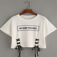 The cute crop top is here to spice up your day! Shoulder Chest Length 58 cm 100 cm 46 cm Crop T Shirt, Summer Crop Tops, Crop Top Outfits, Crop Top And Shorts, Cute Crop Tops, Tween Outfits, Girls Fashion Clothes, Teenage Fashion Outfits, Fashion Mode