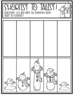 the snowman and his friends worksheet for children to learn how to read