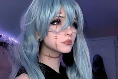 Mahito Cosplay Makeup, Fem Mahito Cosplay, Mahito Cosplay Girl, Jujutsu Kaisen Makeup, Cosplay Makeup Looks, Cute Cosplay Ideas, Cool Cosplay Ideas, Jujutsu Kaisen Costume, Cosplay Facil