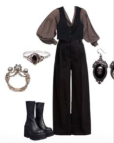 Goth Outfits, Looks Style, Mode Inspiration, Dream Clothes