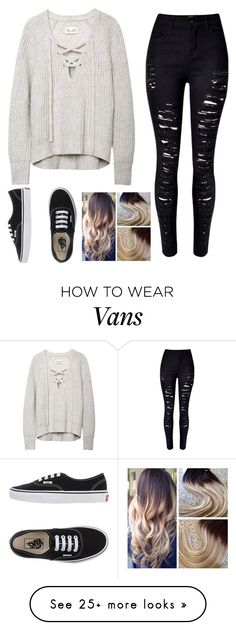 "Untitled #671" by tokyoghoul1 on Polyvore featuring Vans, women's clothing, women, female, woman, misses and juniors Cute Outfits With Vans, Outfits With Vans, How To Wear Vans, School Fashion, Workout Wear, Outfits Casuales, Types Of Fashion Styles, Outfits For Teens, Cute Fashion