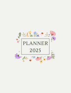 the logo for planner 205 with flowers around it