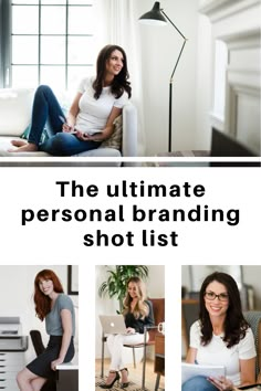 the ultimate personal branding shot list