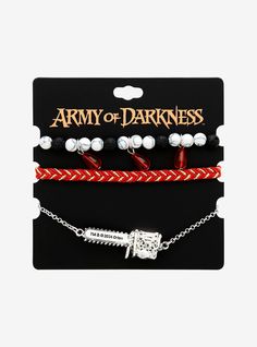 the army of darkness bracelet set