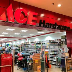 an ace hardware store is shown in this image