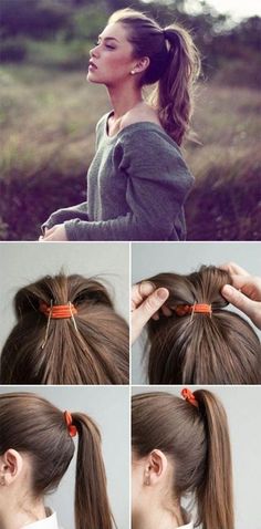 cola de caballo pelo largo Summer Ponytail, Perfect Ponytail, A Ponytail, Top Hairstyles, Red Riding Hood, Hair Dos, Ponytail Hairstyles, Gorgeous Hair, Hair Day