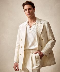 Linen Suit Men, Trendy Blazers, Tuxedo Shirt Dress, Look Formal, Outfits Hombre, Soft Tailoring, Todd Snyder, Linen Suits, Tuxedo Dress