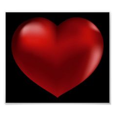 a red heart on a black background is shown in the center of this image, it appears to be an abstract photograph