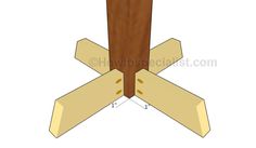 an image of wood flooring with the cut out sections showing how to make it