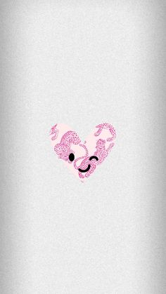 an image of a pink heart on a white background