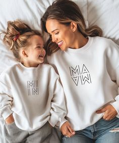 This Mommy and Me, Mama and Mini Sweatshirt is a perfect gift for Mom's and Daughter's for Birthday, Christmas, Mother's day or a present for yourself and your daughter. ♥PRODUCTION TIME: 1-5 days (Usually 2-3 days) ♥SHIPPING TIME: 2-5 days (Usually 3 days) ♥PRODUCT DESCRIPTION: The Gildan 18000/18000B is ideal for any situation, a unisex heavy blend crewneck sweatshirt is pure comfort. These garments are made from polyester and cotton. This combination helps designs come out looking fresh and b Mommy And Me Dress, Mommy And Me Shirts, Outfits Matching, Mama And Mini, Mommy And Me Dresses, Daughter Christmas, Christmas Matching, Mommy And Me Shirt, Mommy And Me Outfits