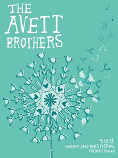 the avett brothers concert poster