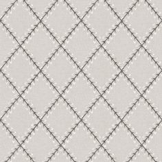 a gray and white wallpaper with diamond shaped design