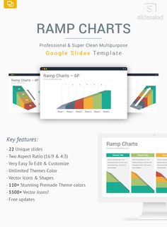 the powerpoint slider template is displayed on a computer screen, and it's full