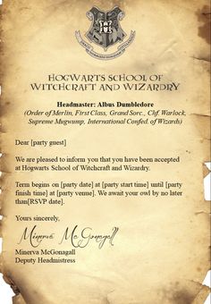 the hogwarts school of witherrat and wizardry certificate