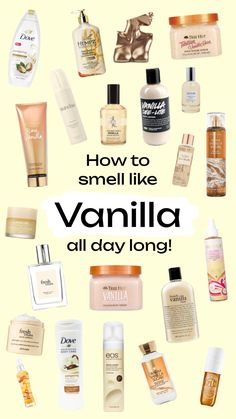 #trythesescents #smellgood #vanillagirl #vanilla #hygiene Smell Good All Day Products Vanilla, You Smell Like Vanilla, How To Smell Like Vanilla Affordable, Vanilla Hygiene, Hygiene Vanilla, Body Hygiene Vanilla, To Smell Like Vanilla, Smell Like Vanilla, Pamper Routine