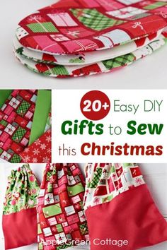 christmas gifts to sew with the title overlay