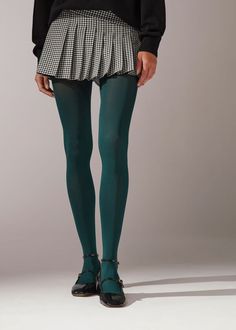 Colorful Tights Outfit, Woolen Tights, Cool Tights, Green Tights, Shaping Tights, Blue Tights, Cute Tights, Thick Tights, Colorful Sneakers