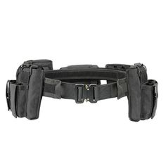 Black Utility Belt, Techwear Belt, Fbi Outfit, Combat Belt, Utility Belts, Belt With Pockets, Police Training, Police Equipment