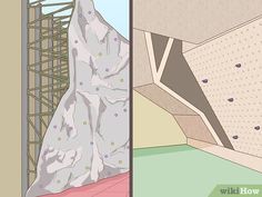 an indoor climbing wall and how to climb it with pictures step by step instructions for beginners