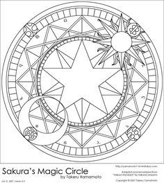 the star and moon wheel is shown in this coloring page for children to color on